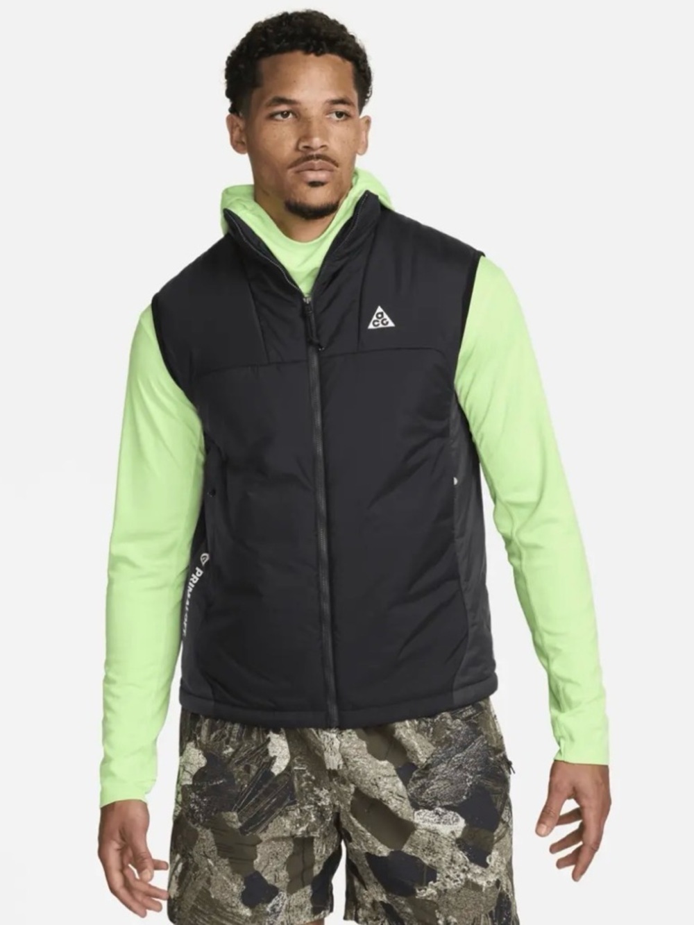 Nike ACG Therma-FIT Full-Zip Vest Primaloft Lunar Lake Black Size Medium
